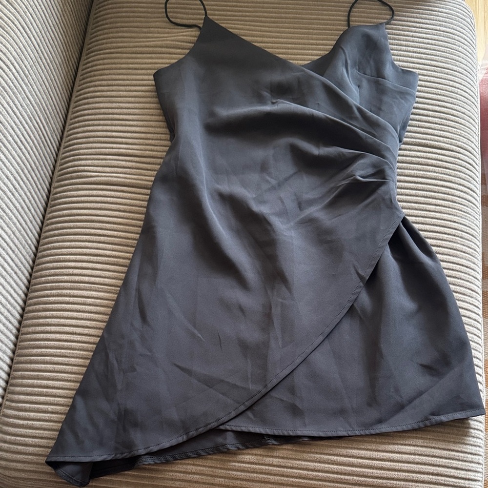 Grey mini dress, size S